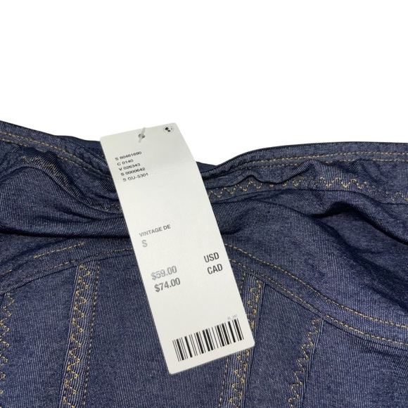 Urban Outfitters Out from Under Women's S Small Done up in Denim Corset Top NWT - Picture 9 of 11